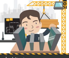 Architect vector