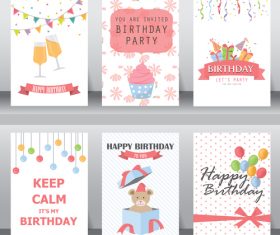 BD celebration set vector