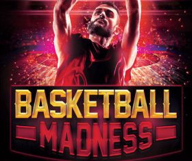 Basketball Sports Flyer PSD Template