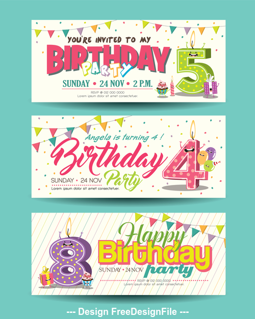 Birthday Card vector