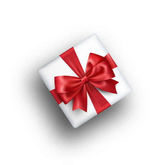 Box with ribbon vector free download