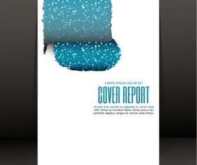 Brochure simple cover design vector