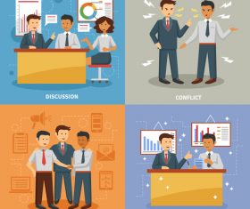 Business professions illustration vector