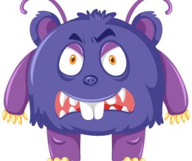 Cartoon monster vector