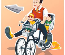 Cartoon people Illustration vector