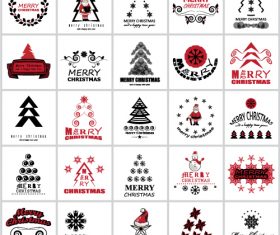 Christmas beautiful decorative icon vector