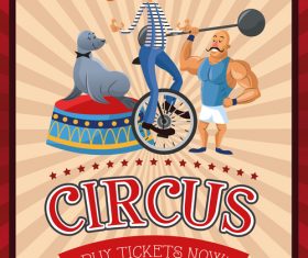 Circus carnival and festival poster vector