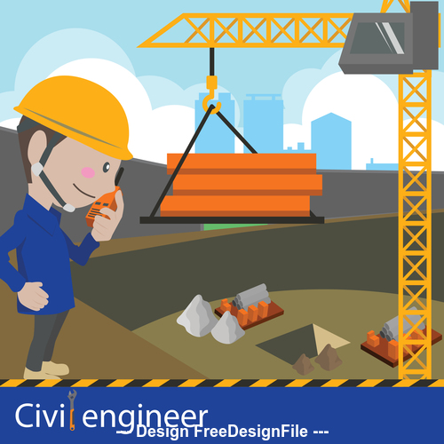 Civil engineer vector free download