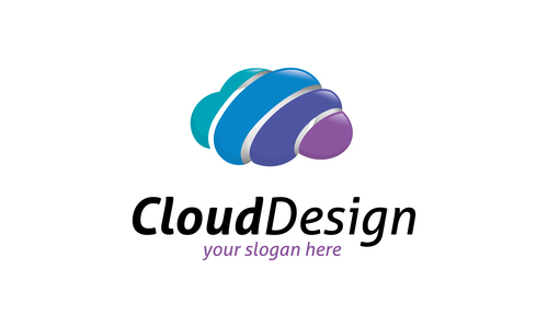 Cloud design logo vector
