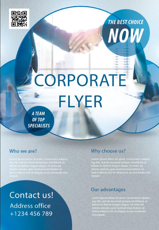 Corporate Flyer PSD Template Design