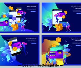 Cryptocurrency vector