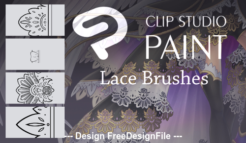 Decor lace PS Brushes