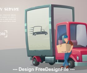 Delivery service vector