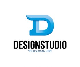 Design studio logo vector