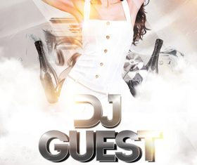 Dj Guest Flyer PSD Template
