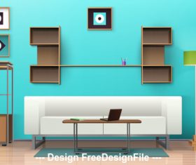 Fashion interior vector