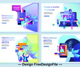 Foreign language learning vector