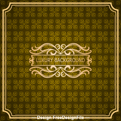 Golden luxury background vector