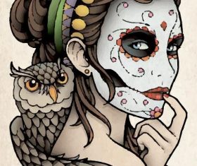 Halloween illustration vector