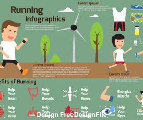 Healthy exercise vector