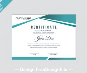 High quality a4 mode certificate vector