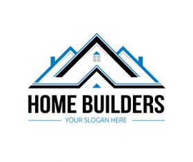 Home builders logo vector