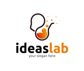 Ideas lab logo vector