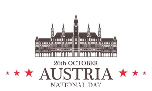 Independence day Austria vector