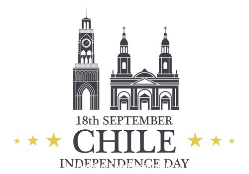 Independence day Chile vector