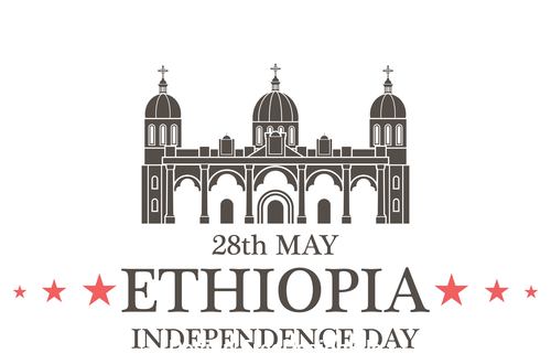 Independence day Ethiopia vector
