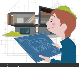 Interior designer vector