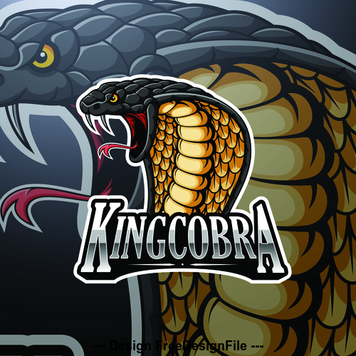 Kingcobra logo vector design free download