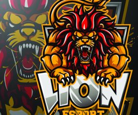 Lion logo vector design