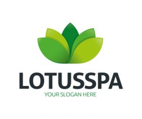 Lotus spa logo vector