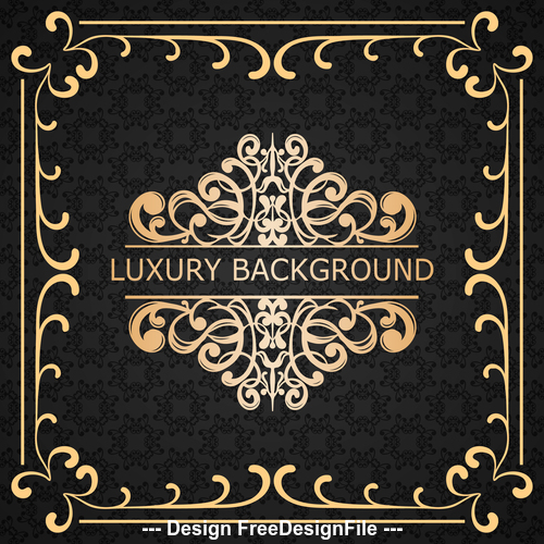 Luxury background vector free download
