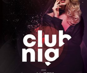 Main Files Club and Party Flyer PSD Template