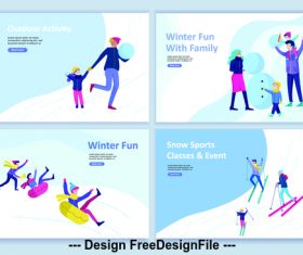 Outdoor activity vector
