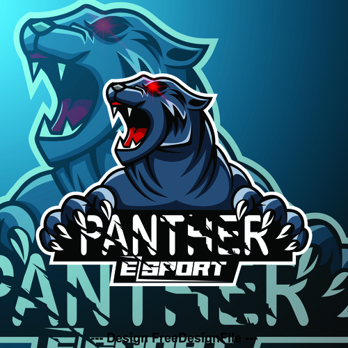 Panther logo vector design