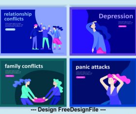 Relationship conflicts vector