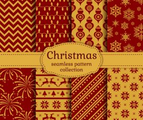 Seamless christmas pattern vector