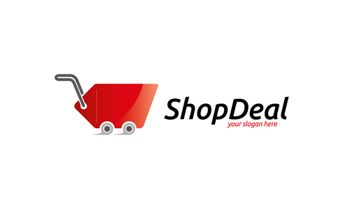 Shop deal logo vector