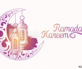 Vector color illustration of Ramadan Karim