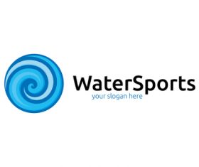 Water sports logo vector