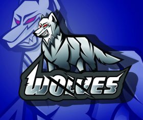Wolves logo vector design