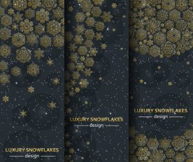 luxury flakes design vector
