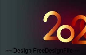 2020 Merry Christmas Banner vector