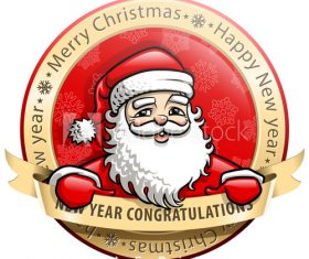 2020 New Year Christmas Flyer vector