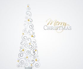 Abstract christmas tree illustration vector