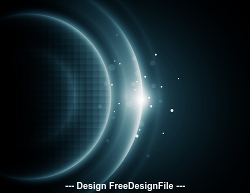 Abstract flare pattern background vector