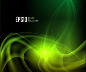 Abstract green pattern background vector